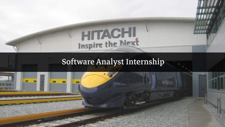 Hitachi is hiring Software Analyst Intern