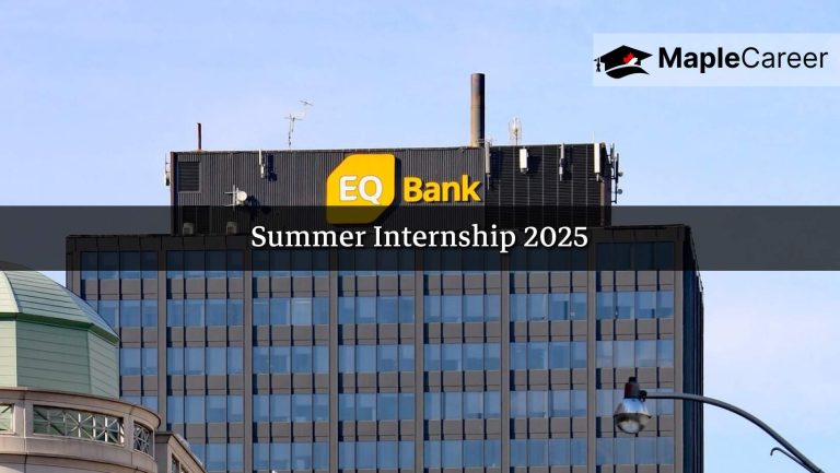 Equitable Bank is hiring Summer Intern