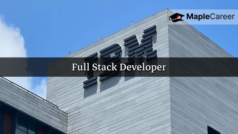 IBM is hiring Full Stack Developers