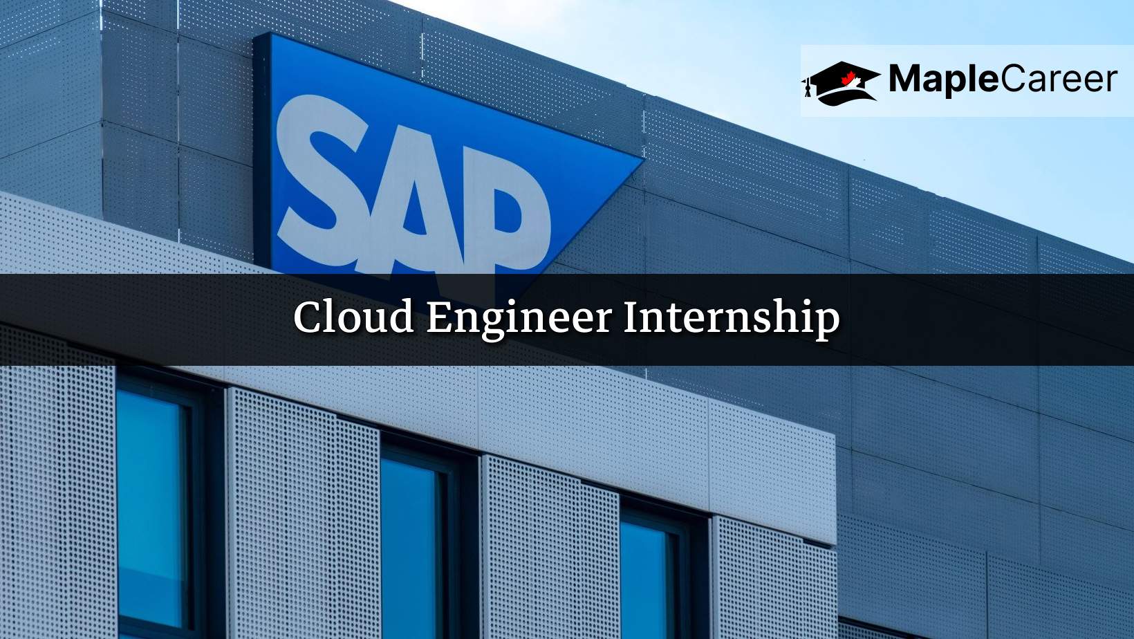 SAP is hiring Cloud Engineer Intern