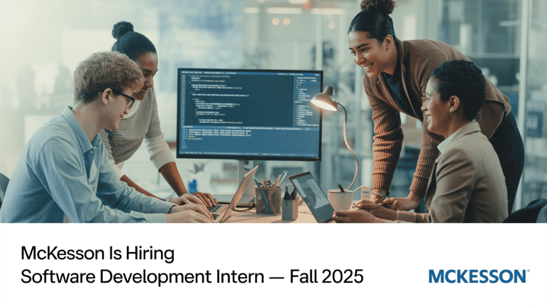 McKesson is hiring Software Development Intern – Fall 2025