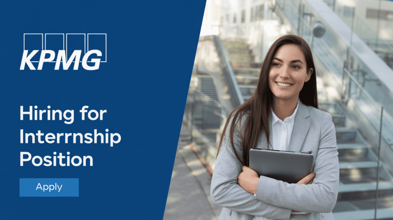KPMG is hiring Interns and Graduate